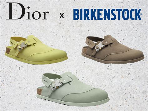 dior x burkenstock|Dior x Birkenstock tokio mule.